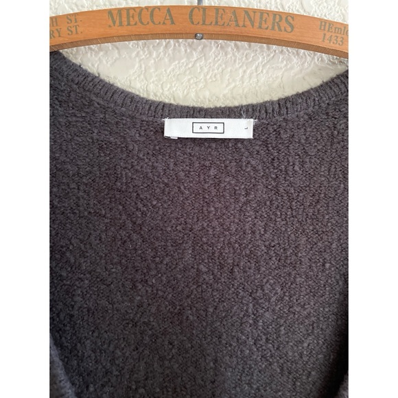 AYR Midi Length Italian Boucle Sweater Dress The Dip Nebula Women’s Size Large - Picture 5 of 6